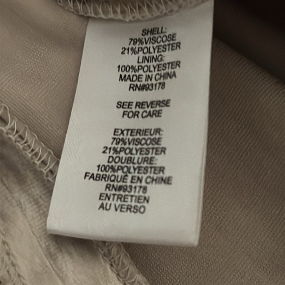 House of Harlow 1960 Velvet Taupe Champagne A-Line Skirt 26 S Flowy Boho Maxi - Picture 6 of 7